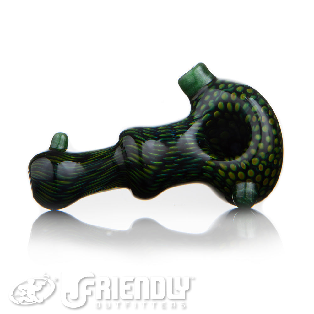 Firekist Snakeskin Spoon w/ Green Accents