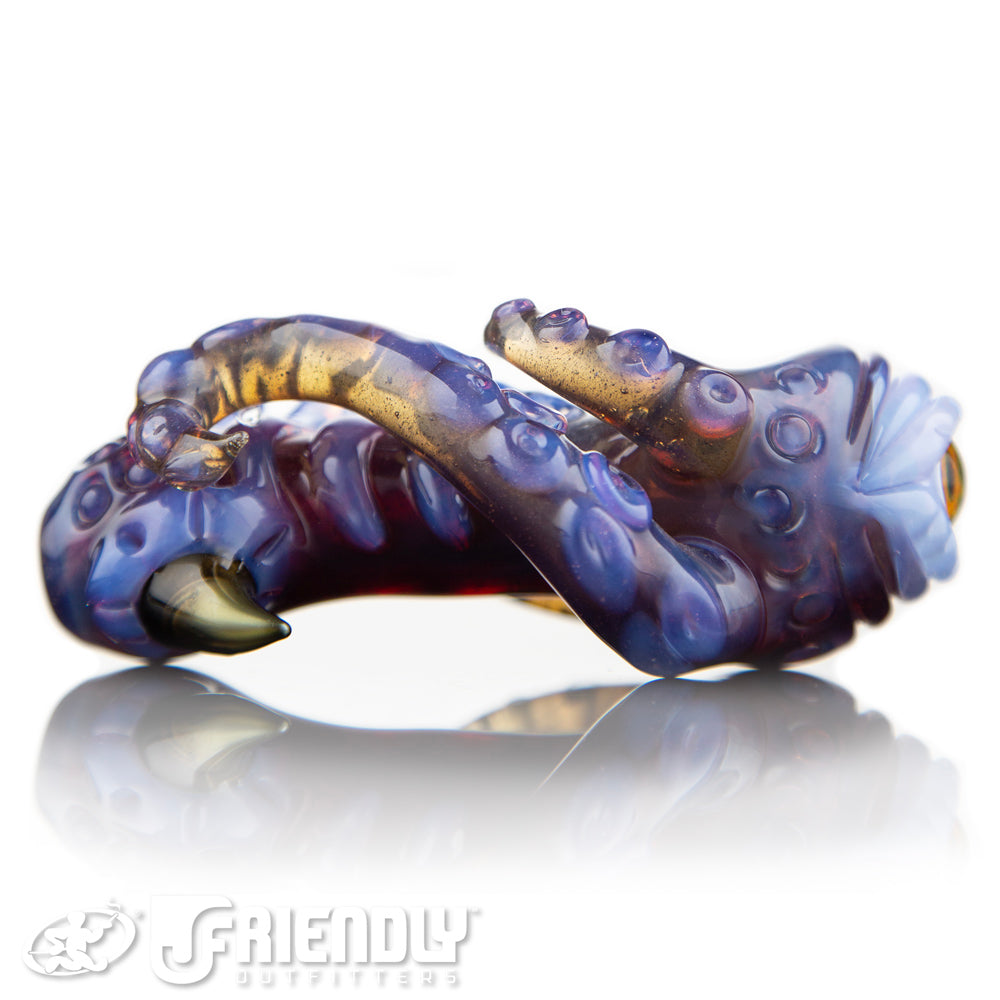 Mako Glass Purple Creature Spoon #11