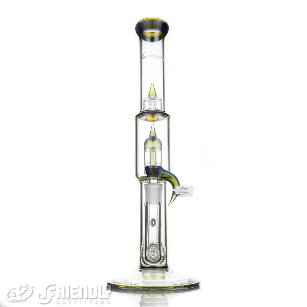 Sovereignty Glass 50mm Grid Dome Mini Three Line w/Full Deppes Darkness Accents and Seals