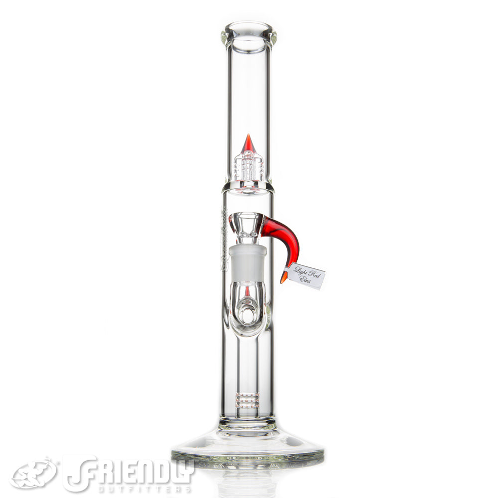 Sovereignty Glass Pawn Front Facing Fixed 180 w/ Light Red Elvis Accents