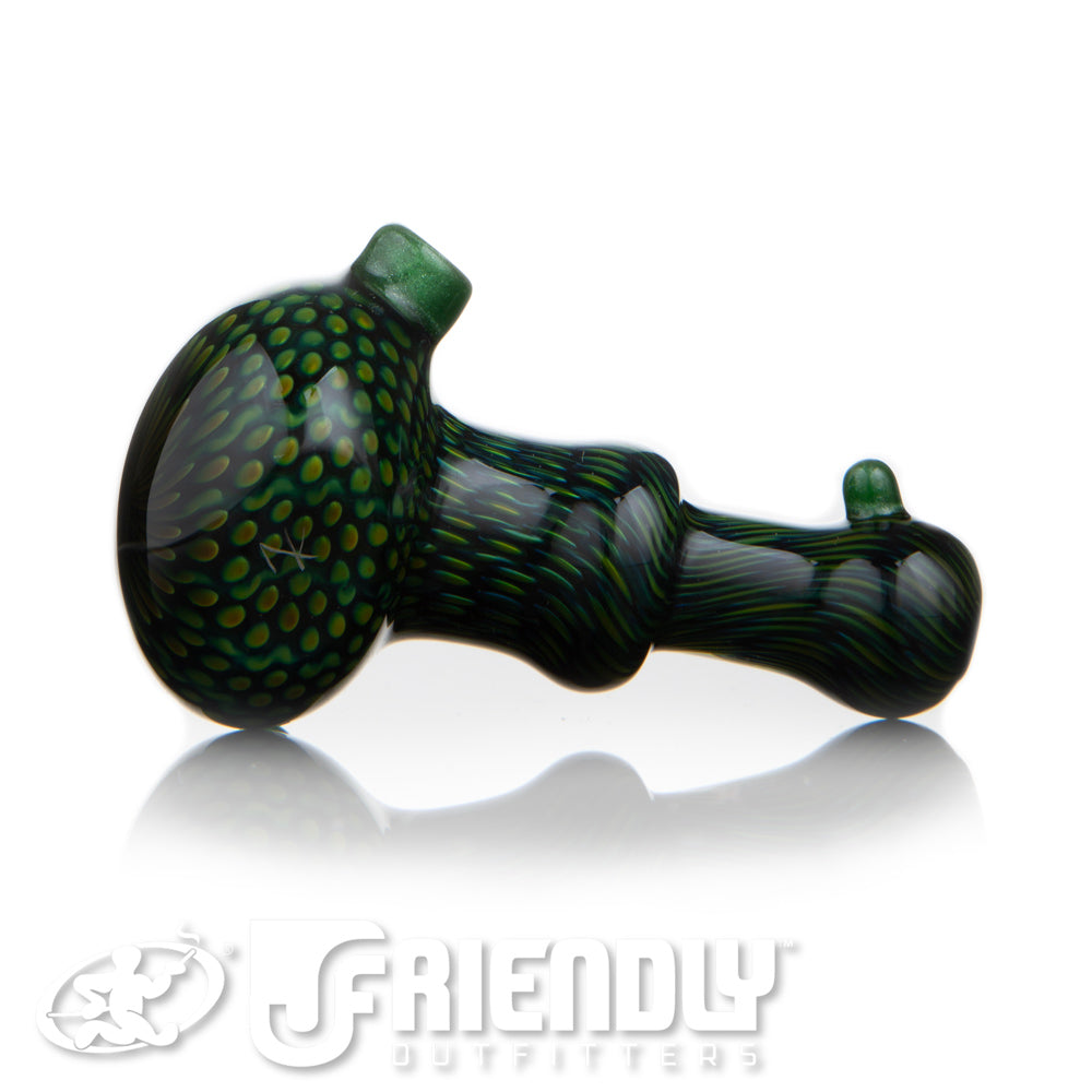 Firekist Snakeskin Spoon w/ Green Accents