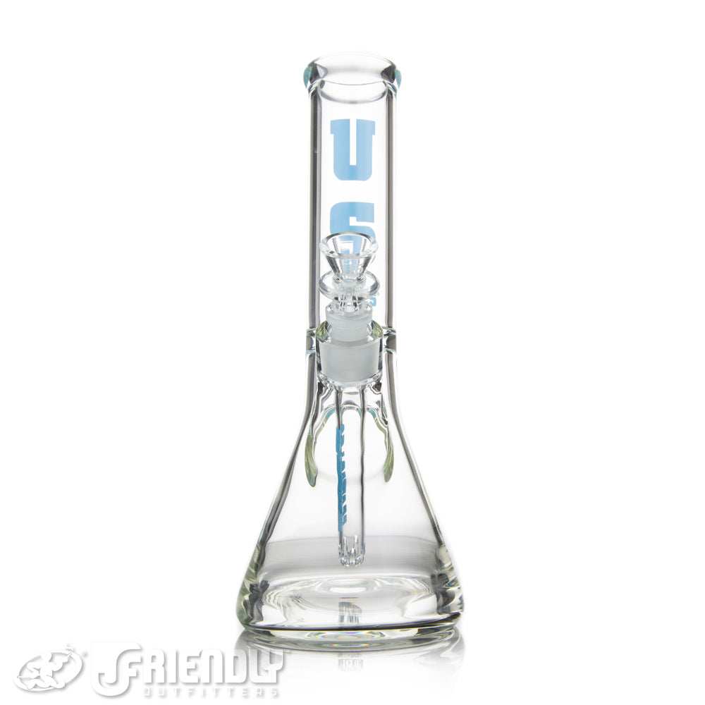US Tubes 12" Tube w/ Ice Constriction & Sky Blue Logo