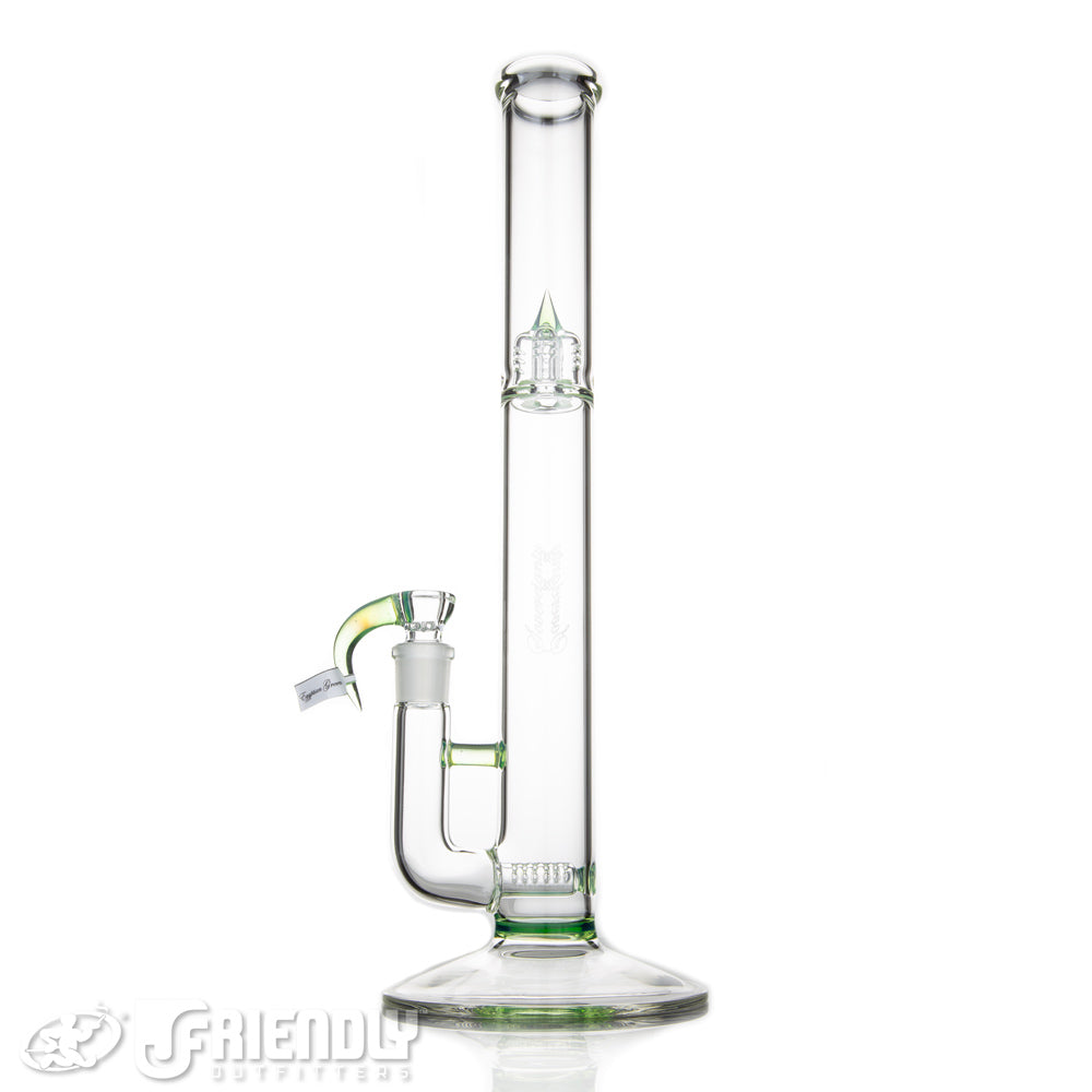 Sovereignty Glass 44mm Upgrid Stemline w/ Partial Egyptian Green Accents