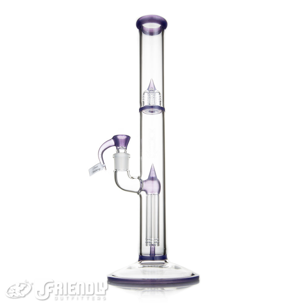 Sovereignty Glass 44mm Slitted Fixed 4 Arm to Inv.4 w/Full Dense Wildberry Accents