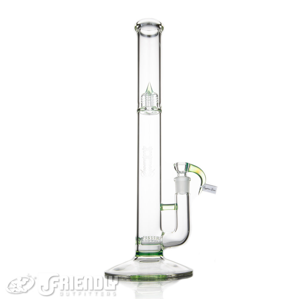 Sovereignty Glass 44mm Upgrid Stemline w/ Partial Egyptian Green Accents