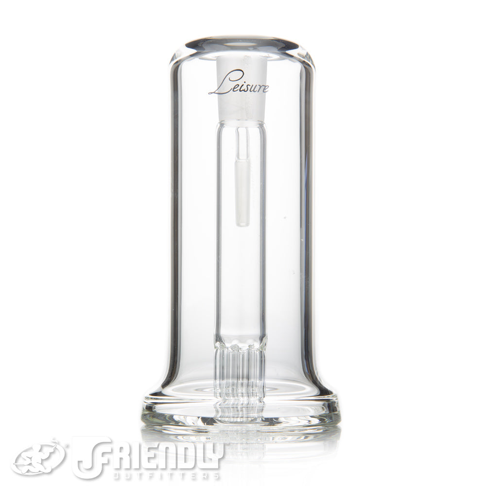 Leisure Glass 14mm 90 Degree 8 Arm Ash Catcher w/ Script Logo