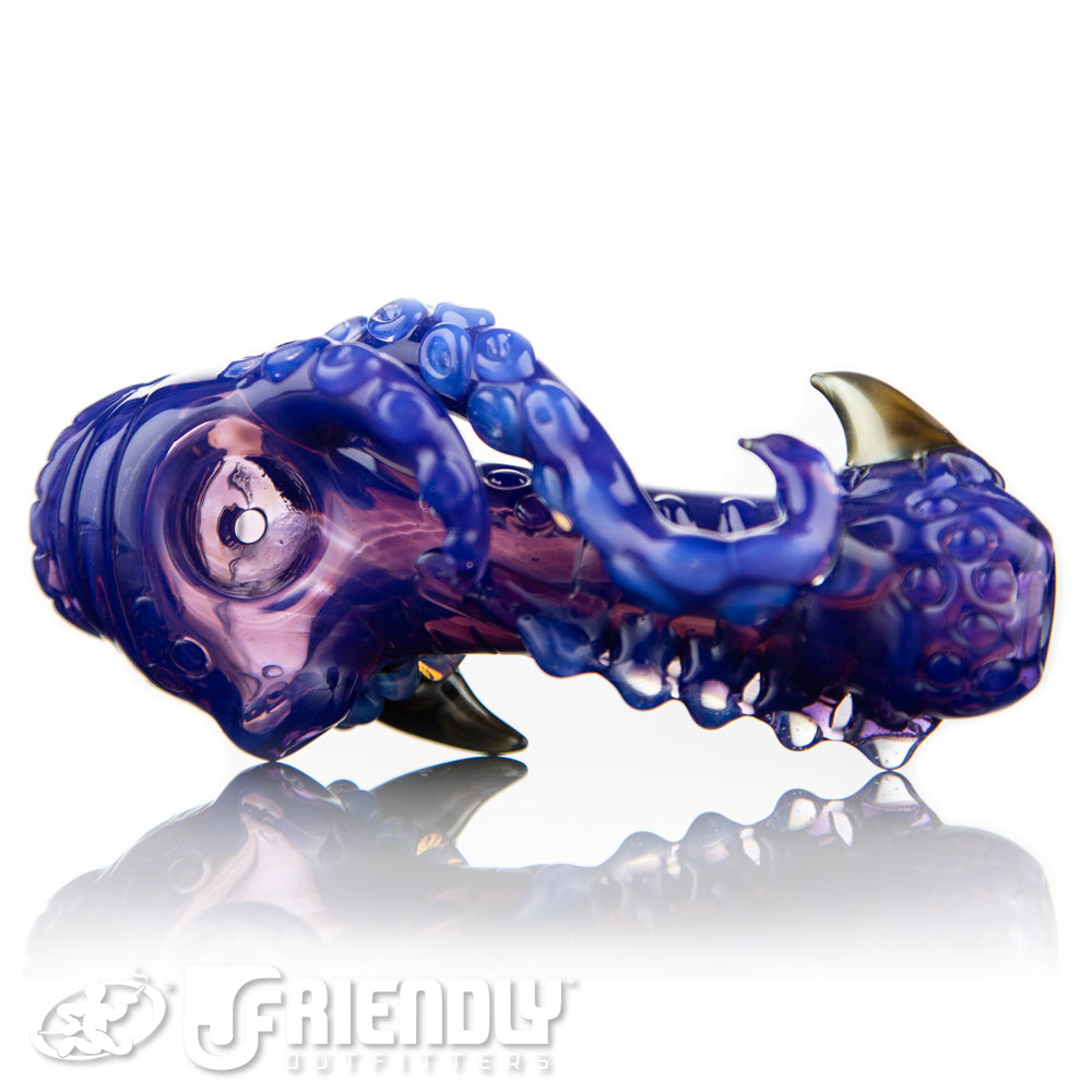 Mako Glass Purple Creature Spoon #14