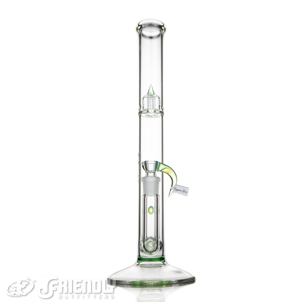 Sovereignty Glass 44mm Upgrid Stemline w/ Partial Egyptian Green Accents