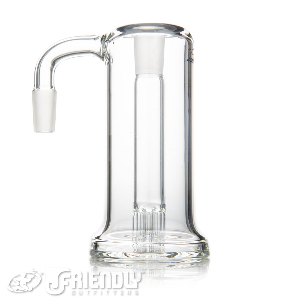 Leisure Glass 14mm 90 Degree 8 Arm Ash Catcher w/ Script Logo