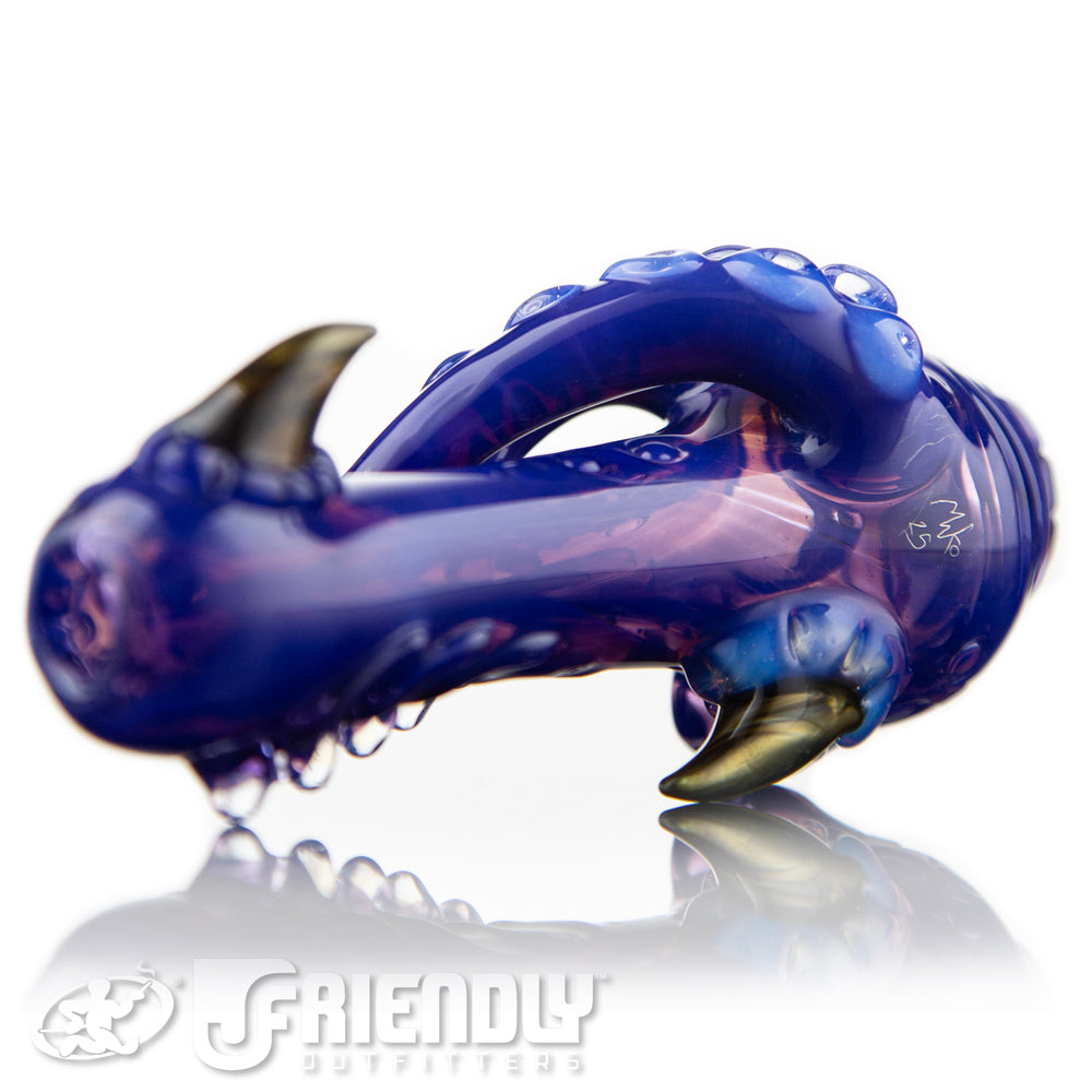 Mako Glass Purple Creature Spoon #14