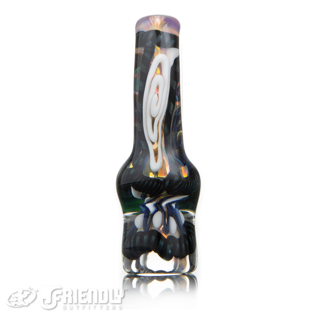 Firekist Inside-Out Chillum w/ Green Accents