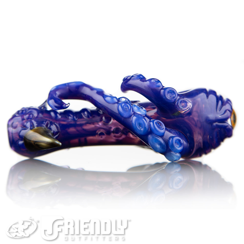 Mako Glass Purple Creature Spoon #14