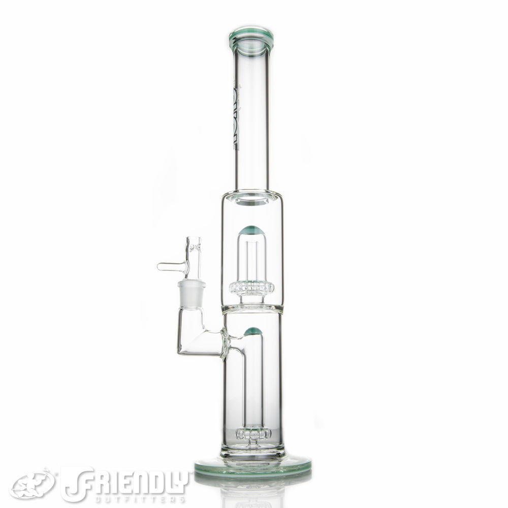 Toro Glass 18mm Full Size Circ to Circ w/Aqua Lips and Caps