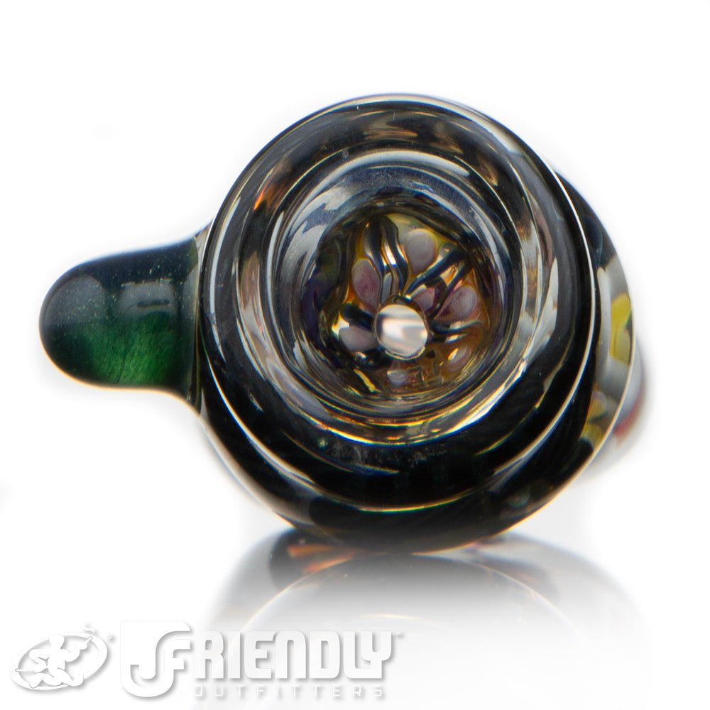 Firekist Inside-Out Chillum w/ Green Accents