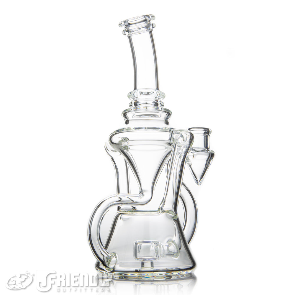 Fresh Glass 14mm Double Drain Recycler