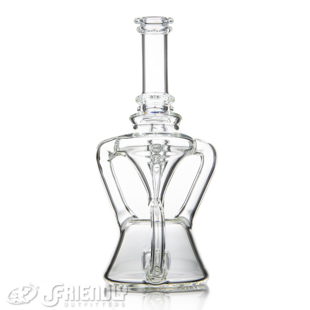 Fresh Glass 14mm Double Drain Recycler