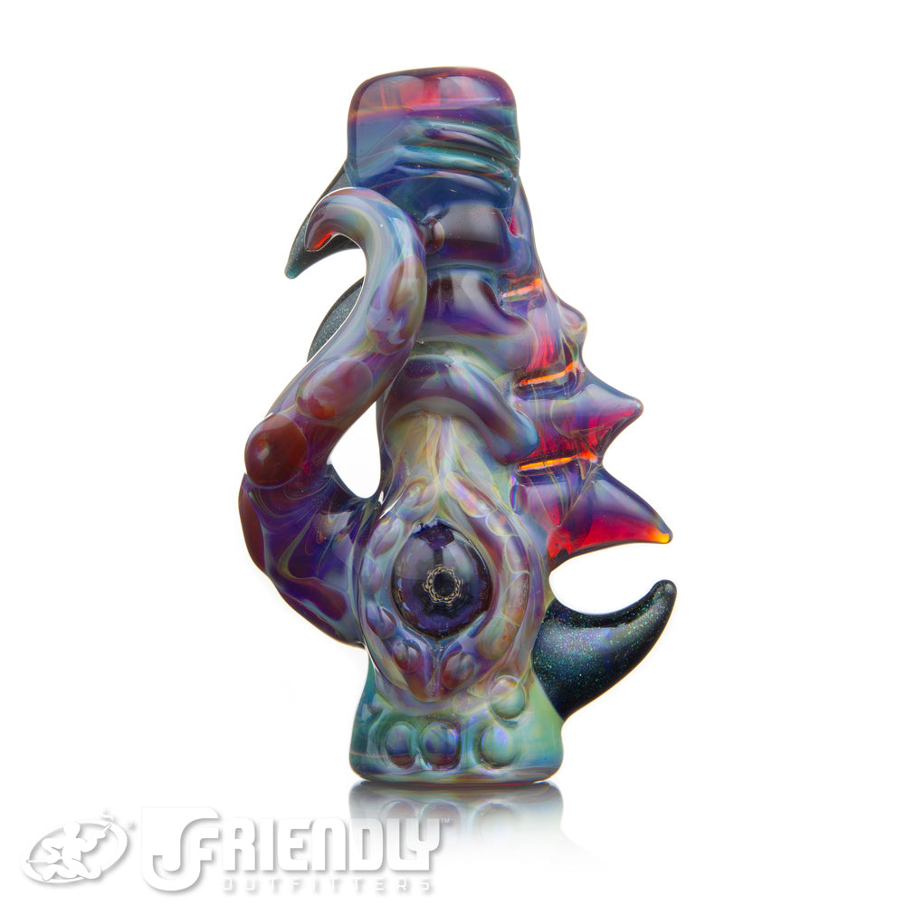 Mako Glas Amber Purple Sea Creature Chillum
