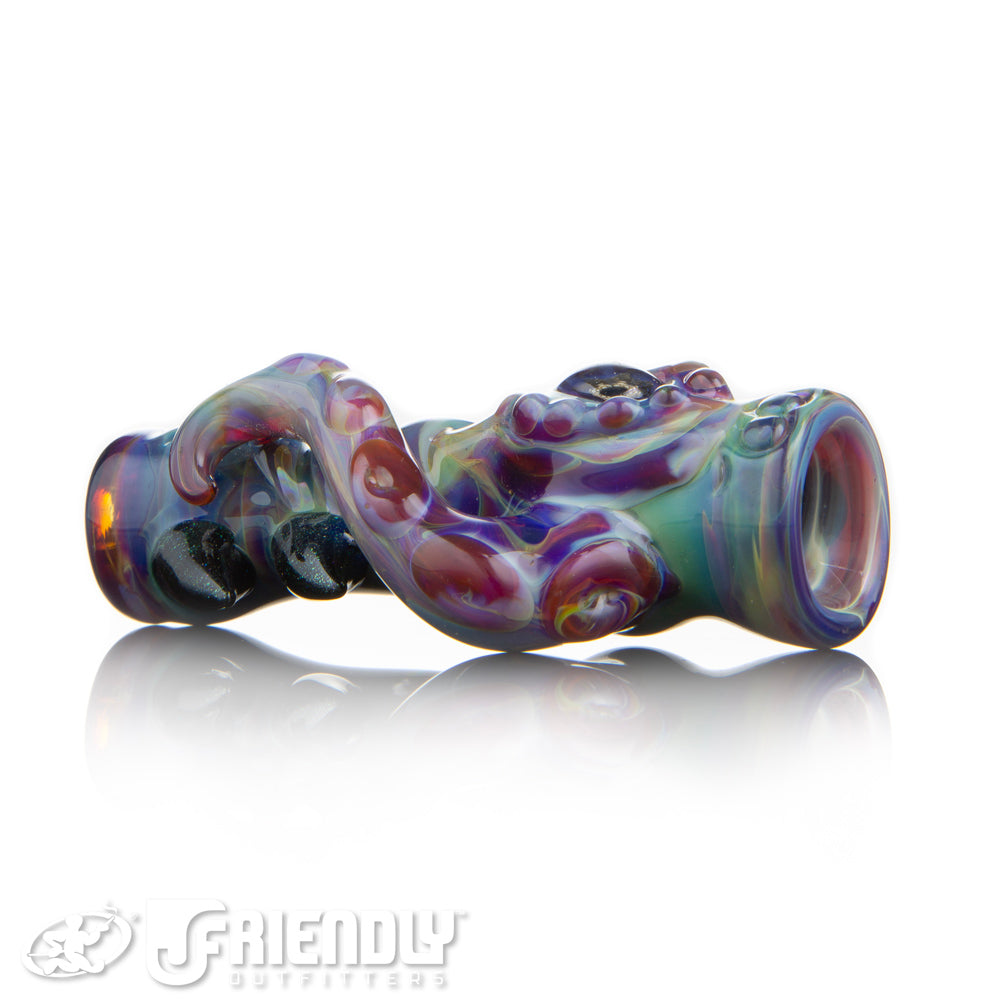 Mako Glas Amber Purple Sea Creature Chillum