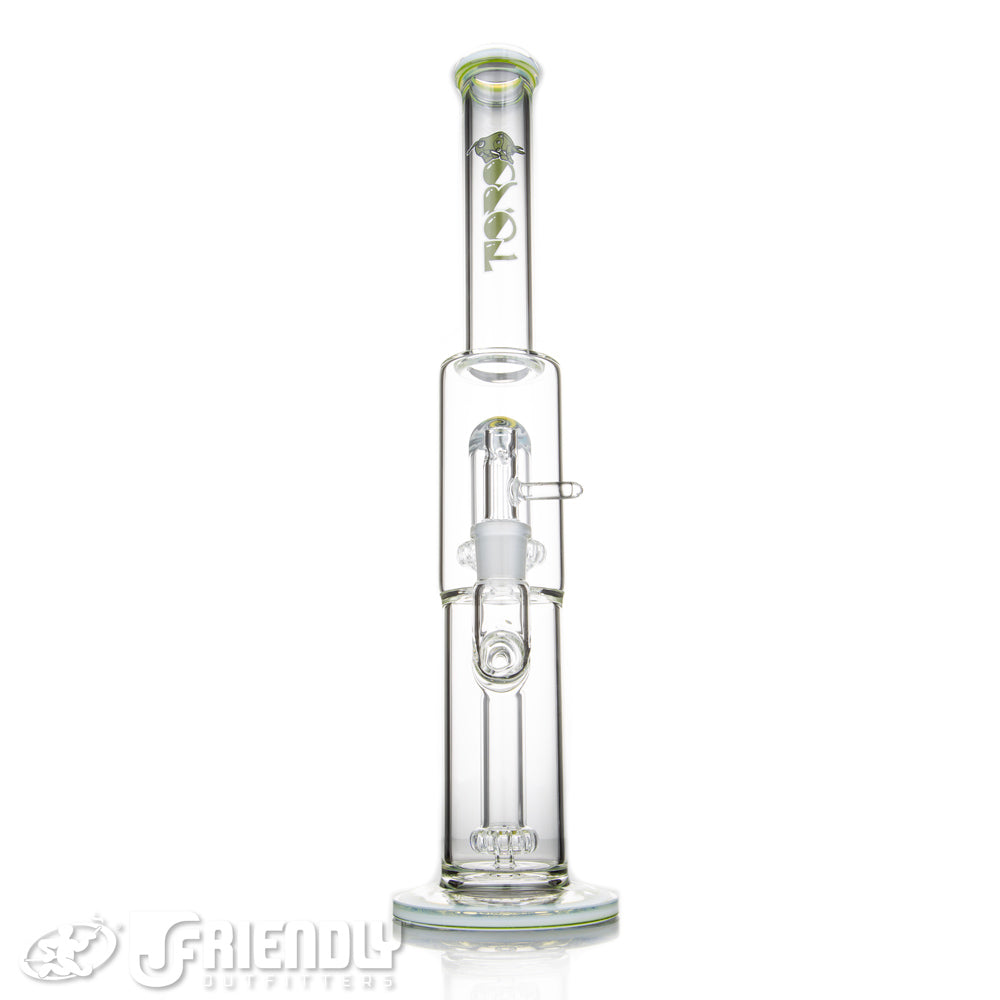 Toro Glass Full Size Circ to Circ w/Worked Caps and Lime/White Lips
