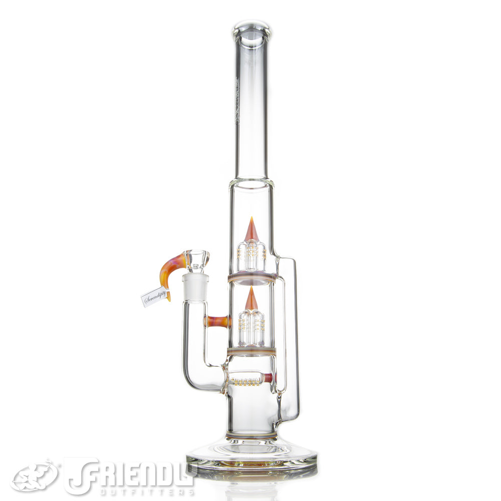 Sovereignty Glass Downgrid Stemline to Inv.4/Inv.4 Treecycler w/ Color Seal & Partial Serendipity Accents