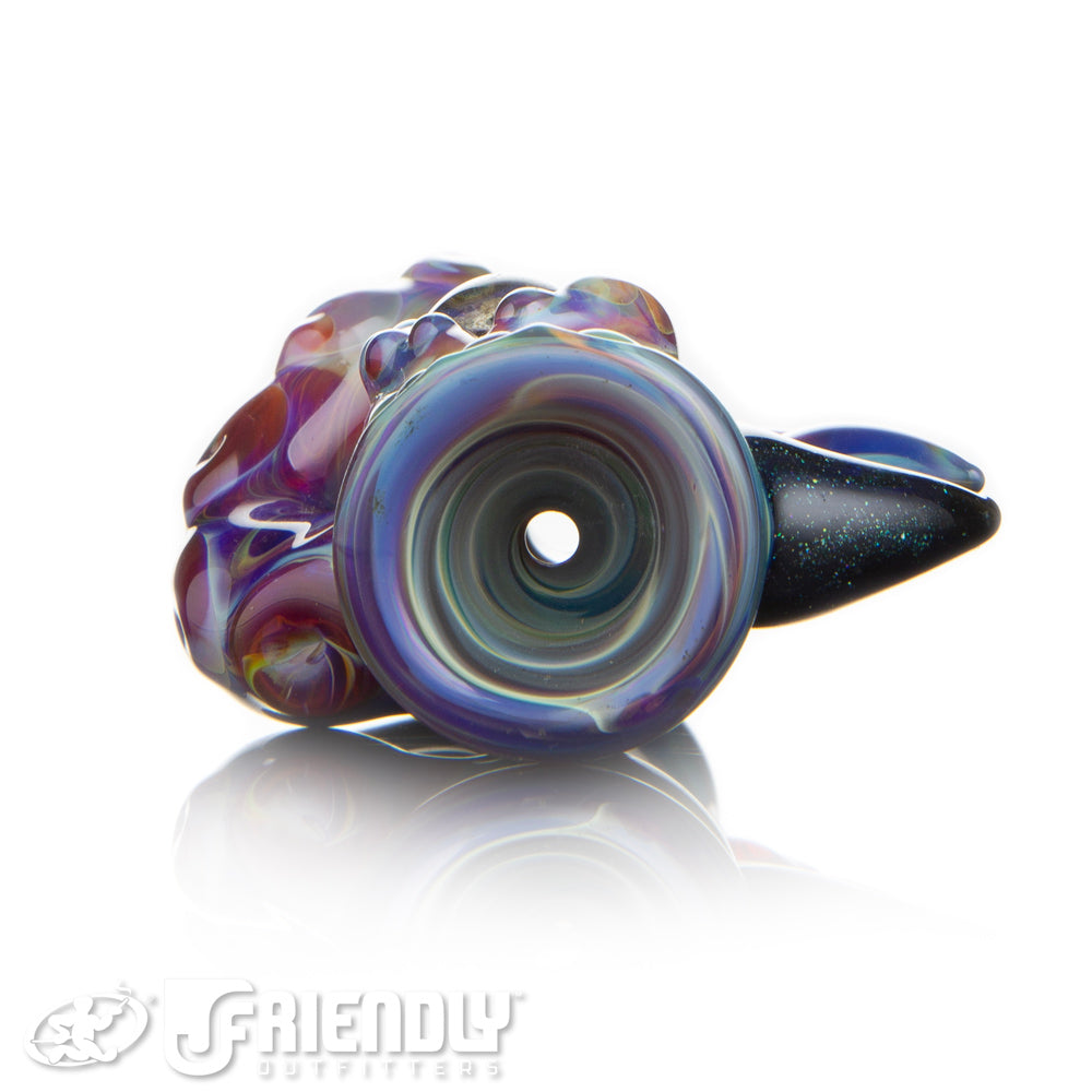 Mako Glas Amber Purple Sea Creature Chillum