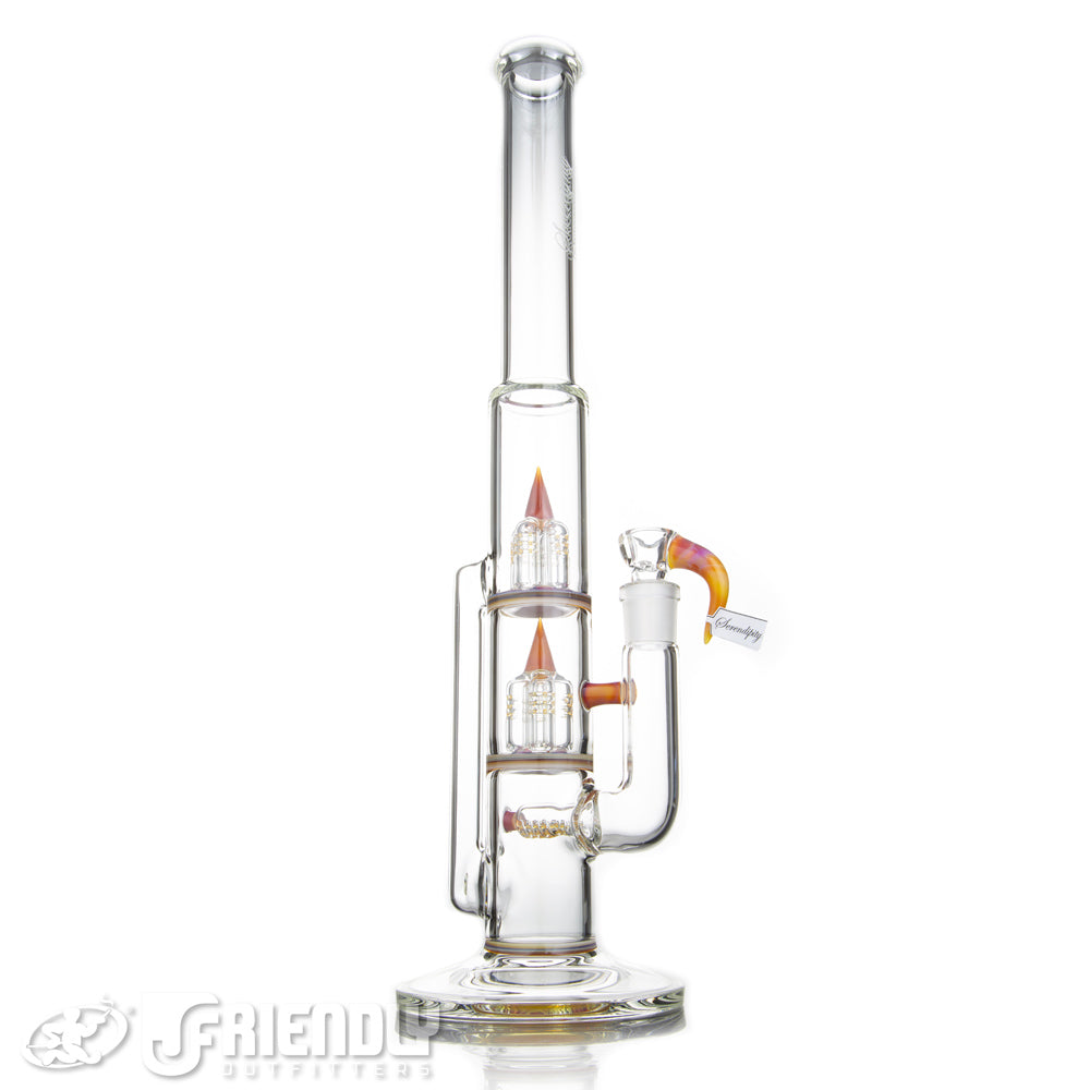 Sovereignty Glass Downgrid Stemline to Inv.4/Inv.4 Treecycler w/ Color Seal & Partial Serendipity Accents