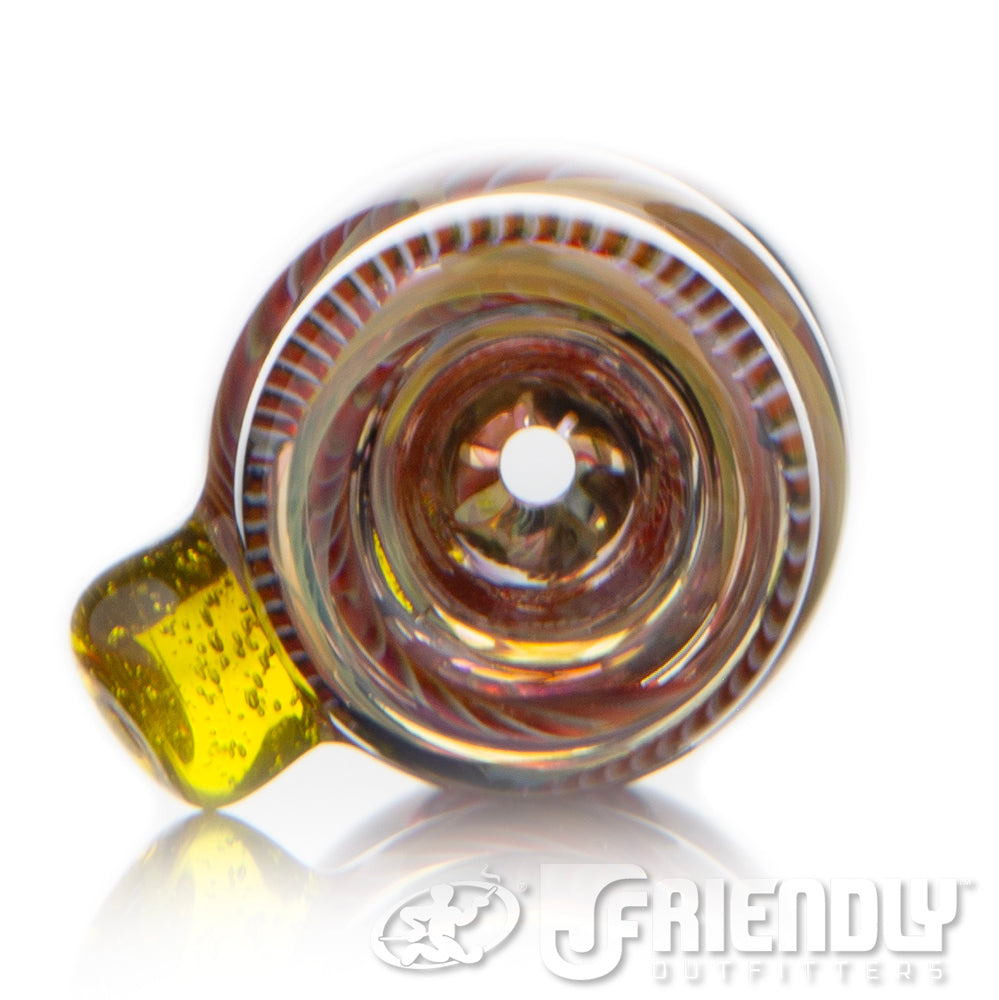 Firekist Inside-Out Chillum w/ Yellow Accents