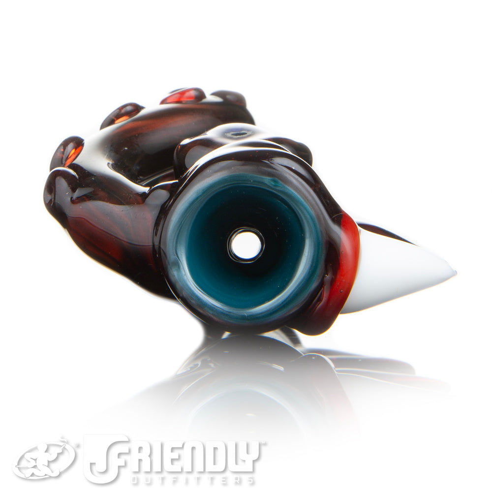 Mako Glass Blood Red Sea Creature Chillum