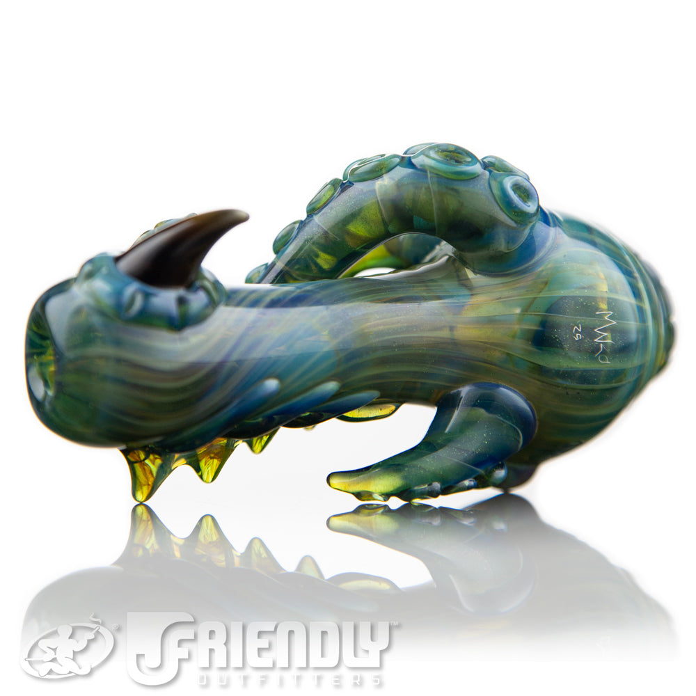 Mako Glass Green Creature Spoon #16