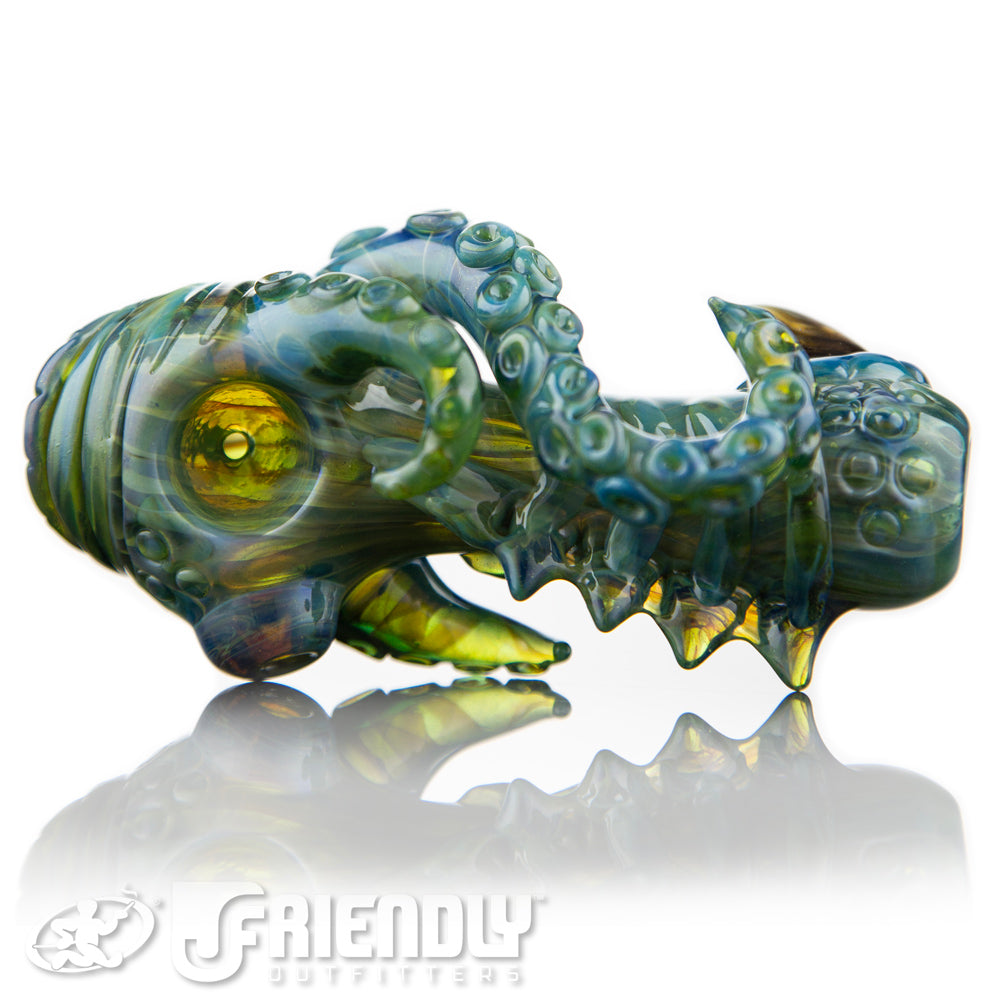 Mako Glass Green Creature Spoon #16