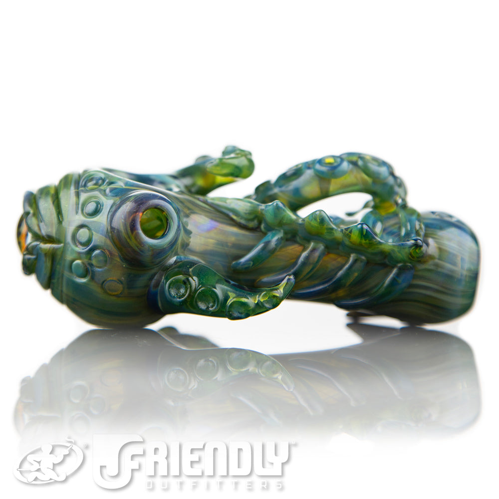 Mako Glass Green Creature Spoon #16