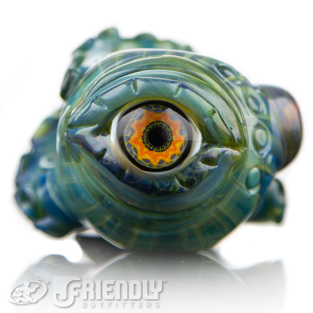 Mako Glass Green Creature Spoon #16