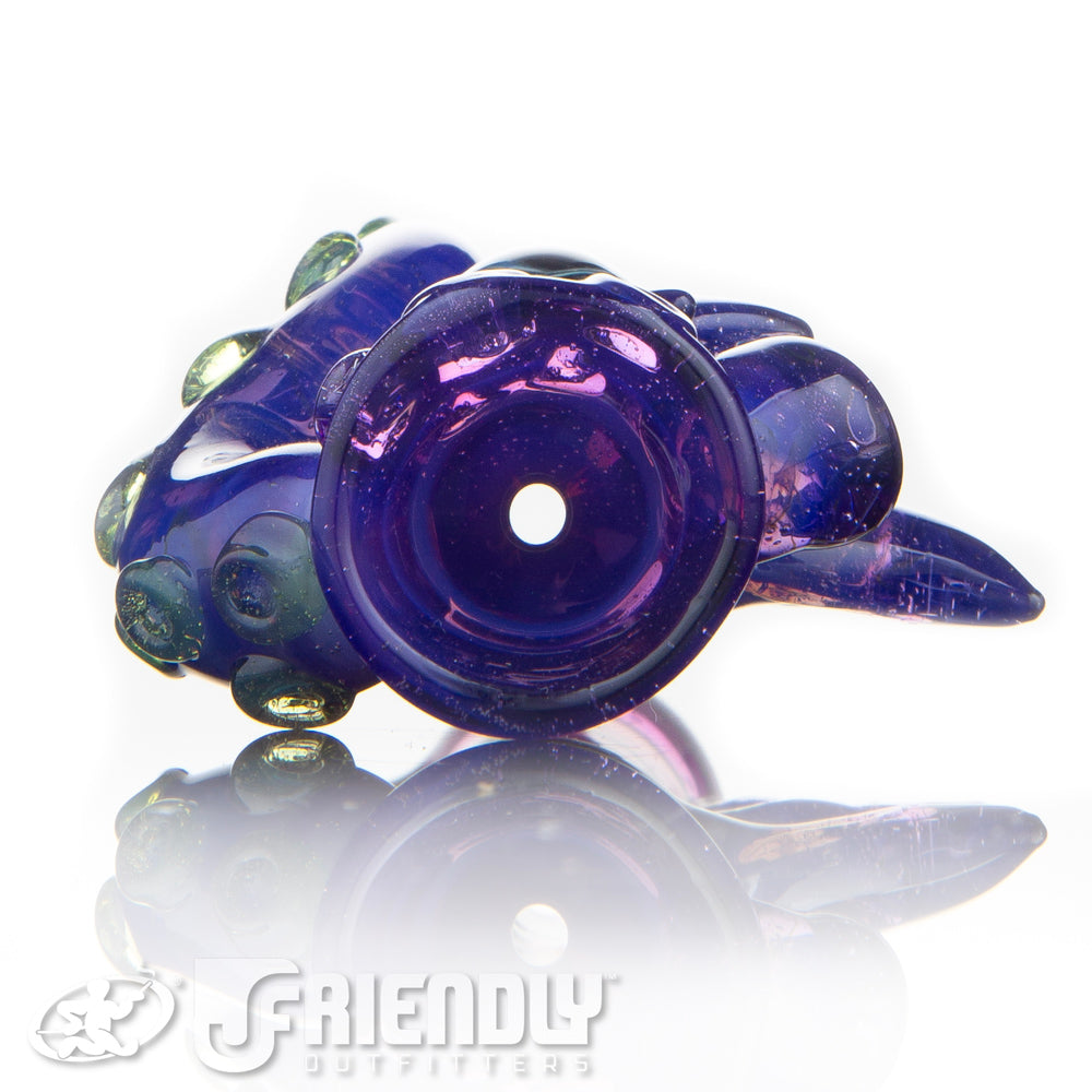 Mako Glass Purple Sea Monster Chillum #15