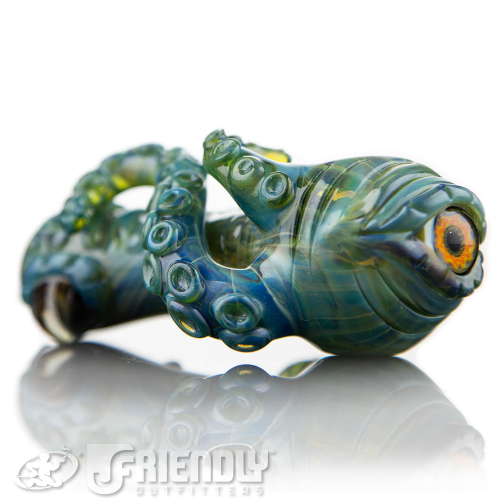 Mako Glass Green Creature Spoon #16