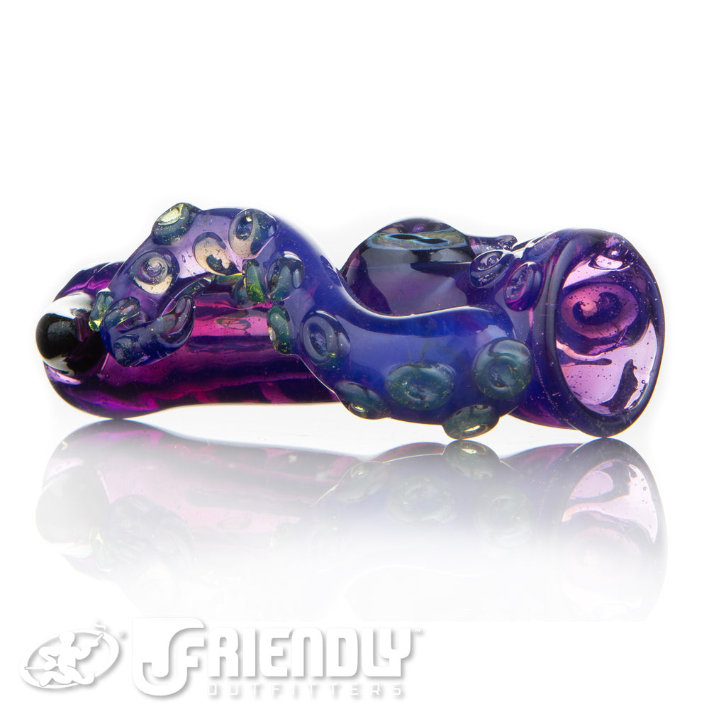 Mako Glass Purple Sea Monster Chillum #15