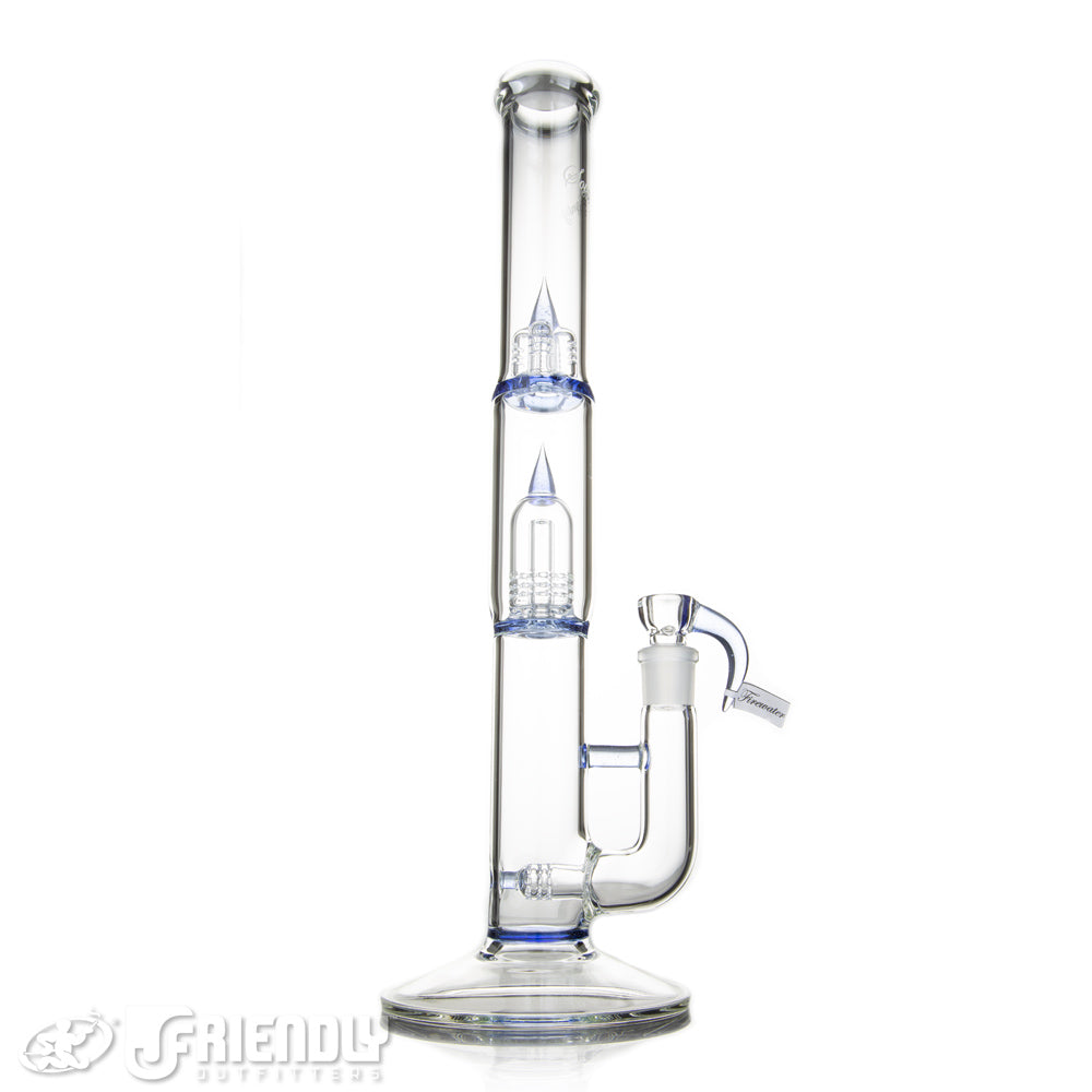 Sovereignty Glass Mini Grid Dome 16mm 3Cut 360 Stemline w/ Partial Firewater Accent & Color Seals