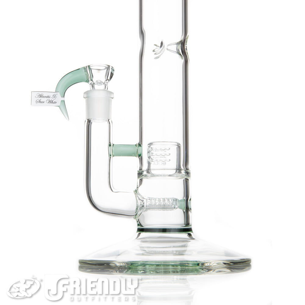 Sovereignty Glass 50x5  G Line to Grid Cap w/Partial Atlantis/Star White Accents