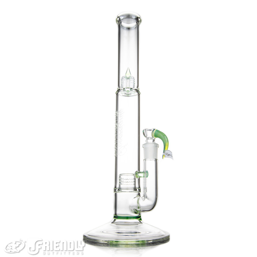 Sovereignty Glass Bishop Rear Facing Grid Cap 180 Partial Egyptian Green Accent w/ Color Seal