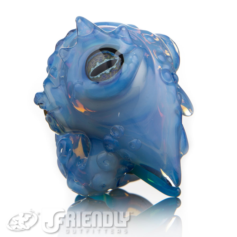 Mako Glass Blue Horned Sherlock