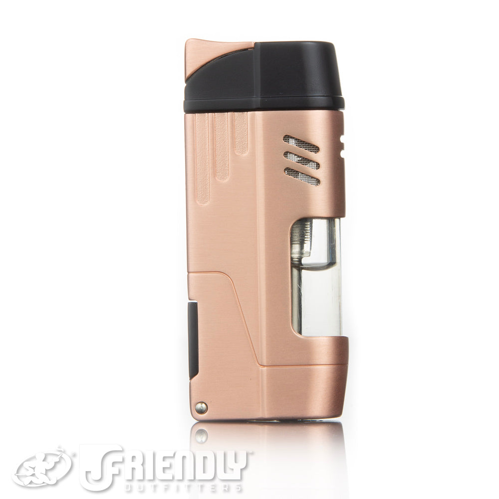 Sovereignty Glass/Vector Copper Delta Dual Torch Lighter