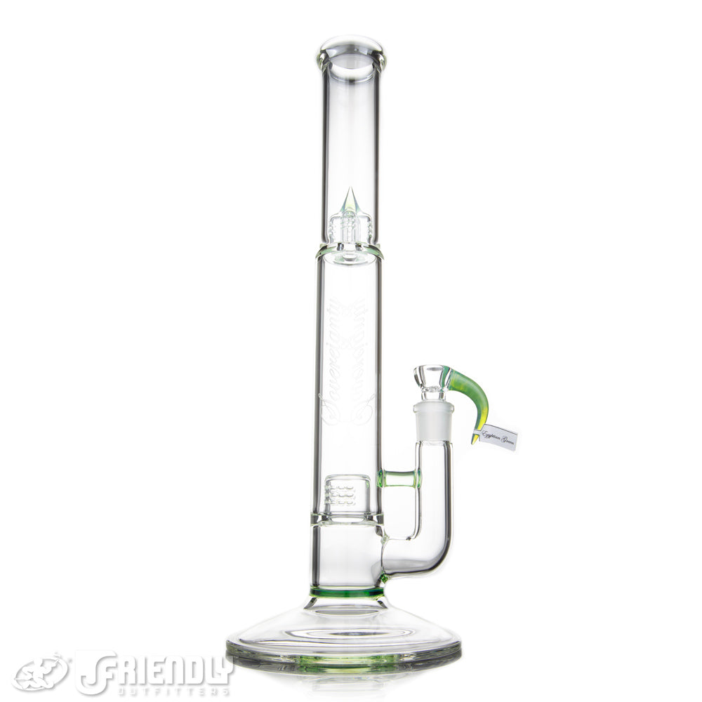 Sovereignty Glass Bishop Rear Facing Grid Cap 180 Partial Egyptian Green Accent w/ Color Seal