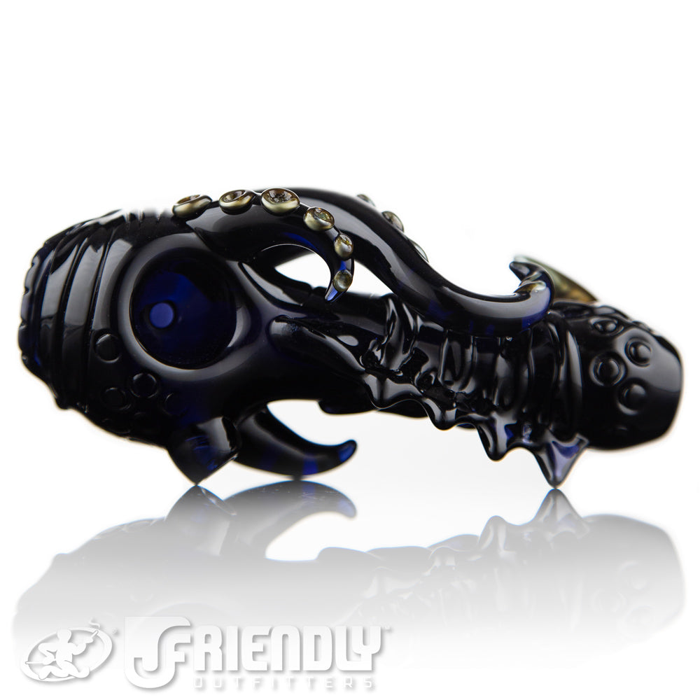 Mako Glass Deep Purple Creature Spoon #18