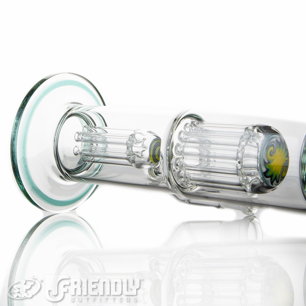 Toro Glas Full Size 18mm  7 to 13 Arm w/Aqua Lips and  Worked Caps