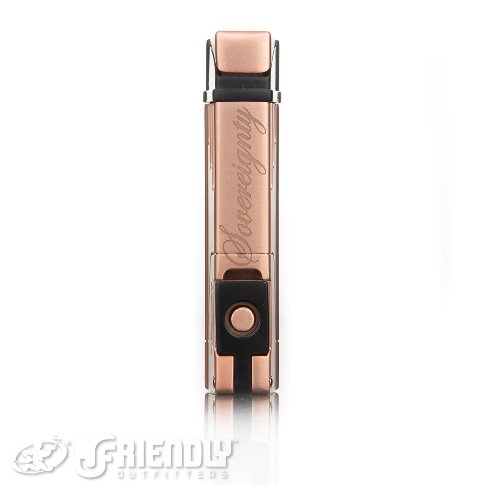 Sovereignty Glass/Vector Copper Delta Dual Torch Lighter