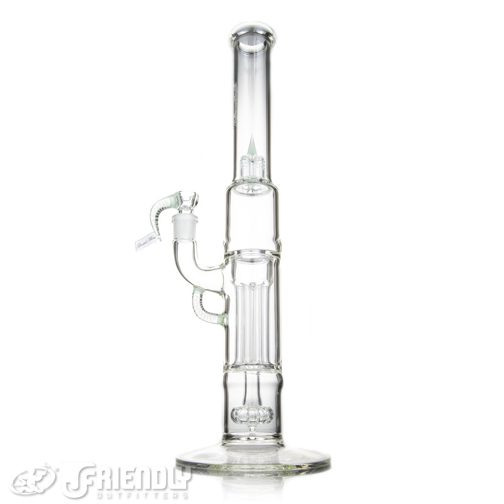 Sovereignty Glass Straight Foot Peyote Pillar w/Ghosted Mint Accents
