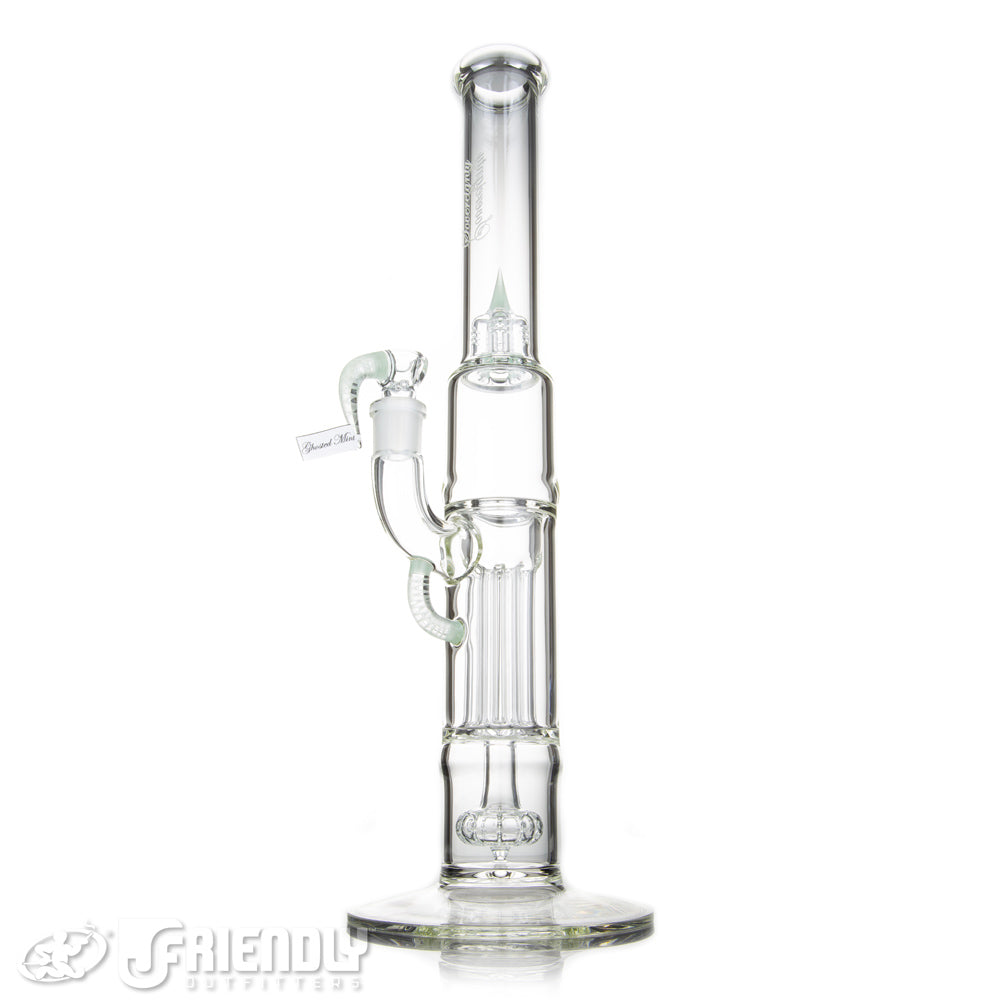 Sovereignty Glass Straight Foot Peyote Pillar w/Ghosted Mint Accents