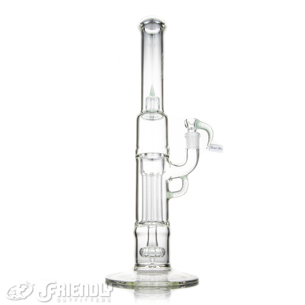 Sovereignty Glass Straight Foot Peyote Pillar w/Ghosted Mint Accents
