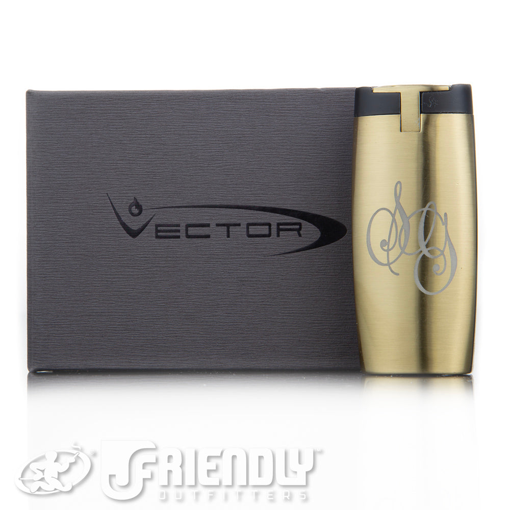 Sovereignty Glass/Vector Gold Apex Torch Lighter