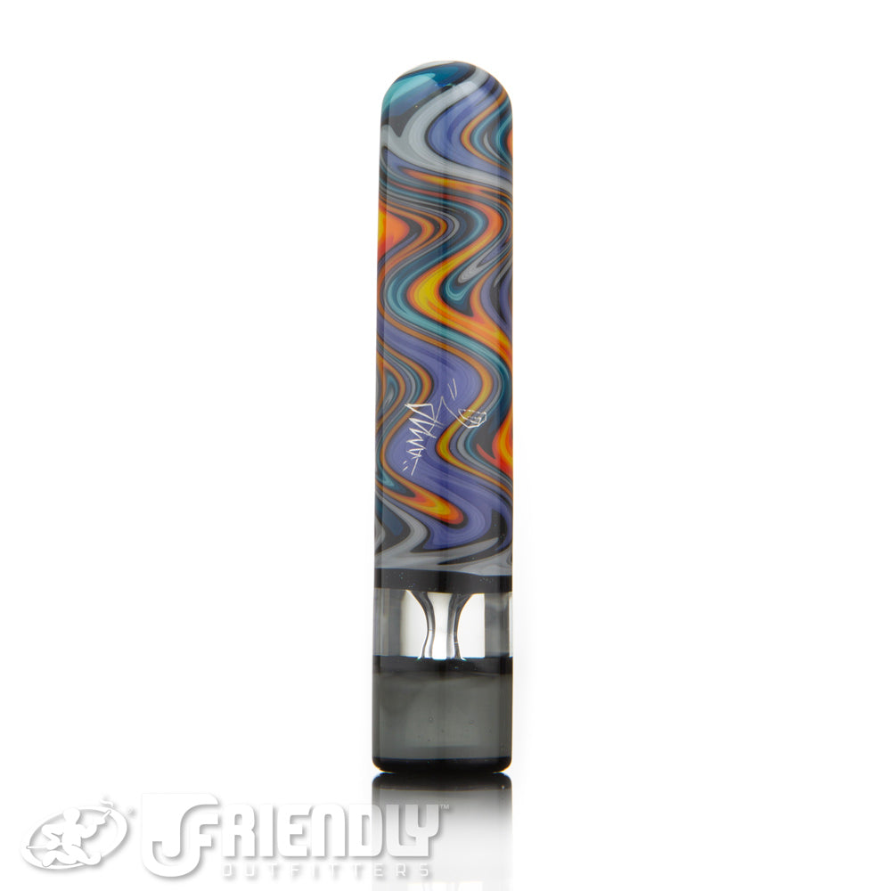 Amar Glass Fire n Ice Wig Wag Chillum #2