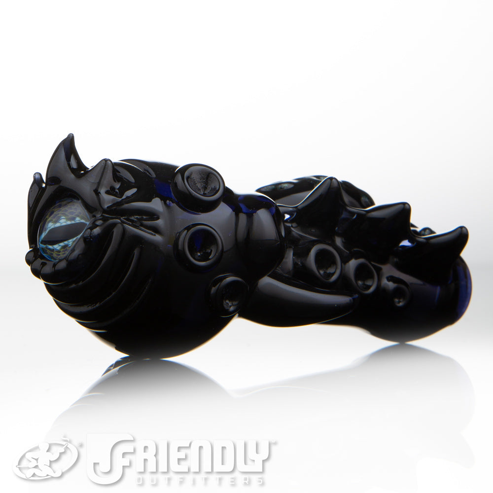 Mako Glass Black Sea Monster Spoon #4